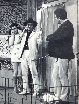 Lulu szerepében (Michel André-Fényes Szabolcs: Lulu) Zsoldos Árpáddal és Kisfalussy Bálinttal (Szatmárnémeti Északi Színház)